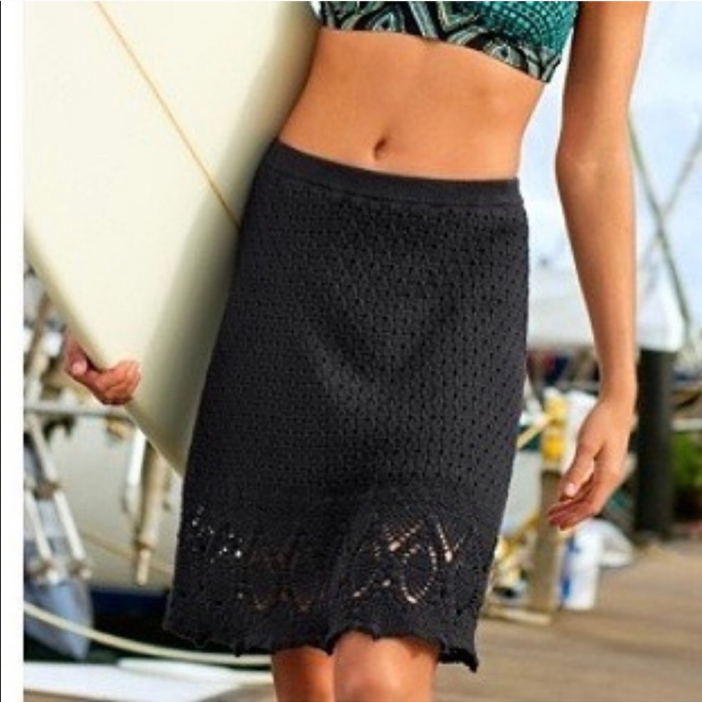 Athleta Cutback Brown Crochet Skirt - Picture 5 of 7